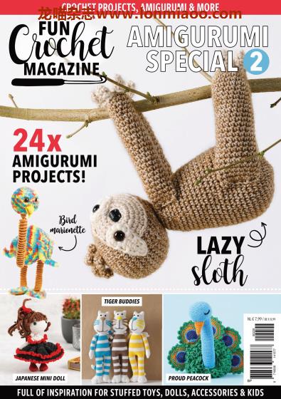 [英文版]Fun Crochet 手工针织杂志PDF电子版 特刊 Amigurumi 2